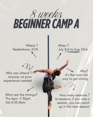 8 Week Camp A | Thu-6pm, Sat-6.30am | Beginners | ECR | Starts July 3rd