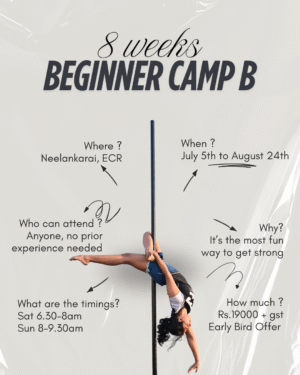 8 Week Camp B |  Sat 6.30am & Sun 8am| Beginners | ECR | Starts July 5th