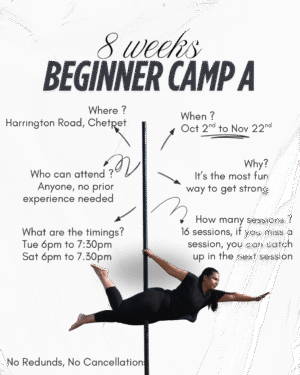 8 Week Camp A |  Tue 6pm & Sat 6pm | Beginners | Harrington Road | Starts Oct 2nd