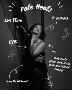 Pole Heels | Sun 11am | ECR | Starts June 29th