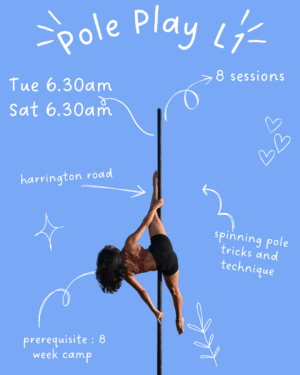 L 1 Pole Play | Batch A | Tue 6.30am & Sat 6.30am | Harrington Road | Starts July 1st