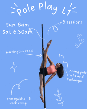 L 1 Pole Play | Batch B | Sat 6.30am & Sun 8am | Harrington Road | Starts July 5th
