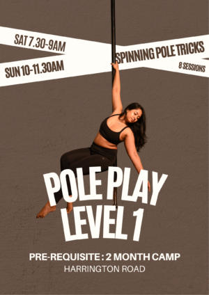 L 1 Pole Play | Sat 7.30-9am & Sun 10-11.30am | Harrington Road | Starts Feb 1st