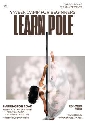Learn Pole - 4 Week Camp | Batch A | Fri 6-7.30pm & Sat 4-5.30pm | 9 sessions | Harrington Road | Oct 2nd